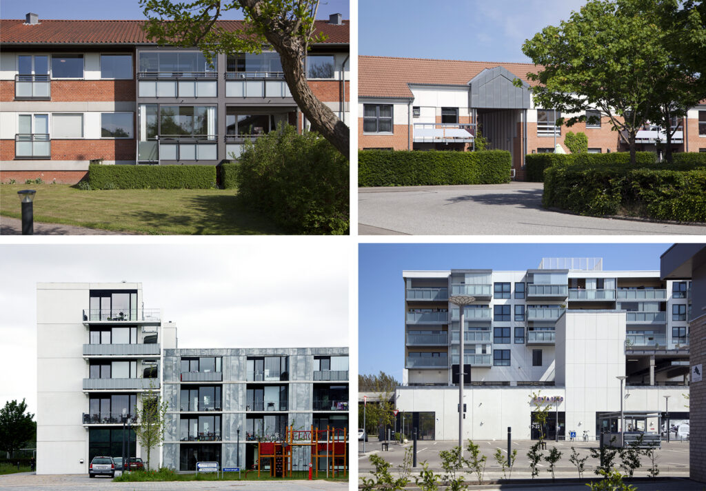 De fire boligafdelinger i Vallensbæk Boligselskab