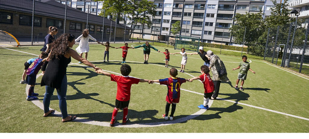 Børn der dyrker sport