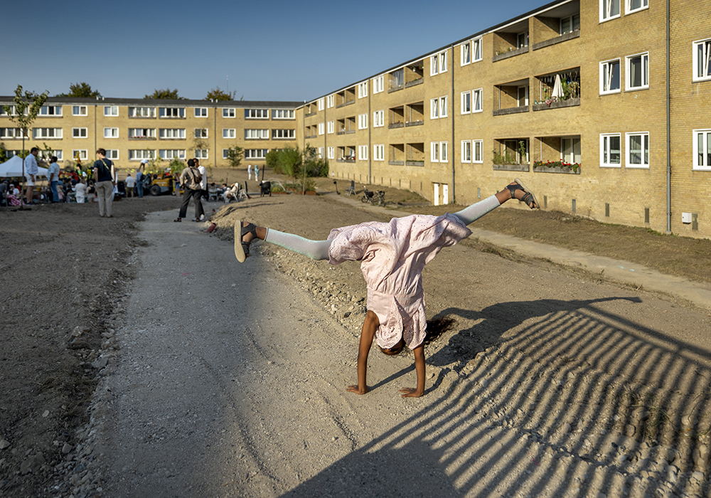 Billeder fra indvielse af haverne i Tingbjerg